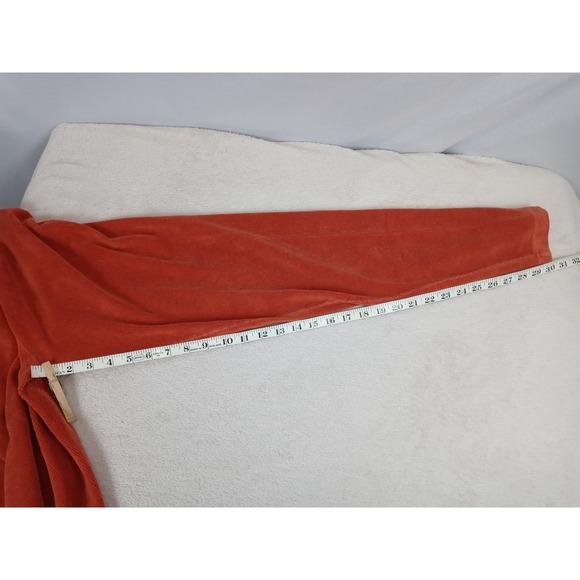 Talbots Corduroy Leggings Pants L Rust Orange‎ Stretch Pull On Cottagecore Boho - Picture 6 of 7